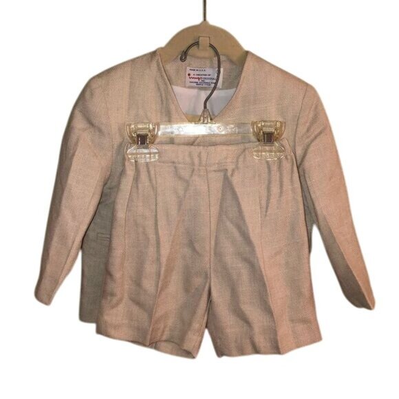 NWT Toddler imp Originals 3-Piece Shorts Suit Set – Size 2 – Linen Look Jacket